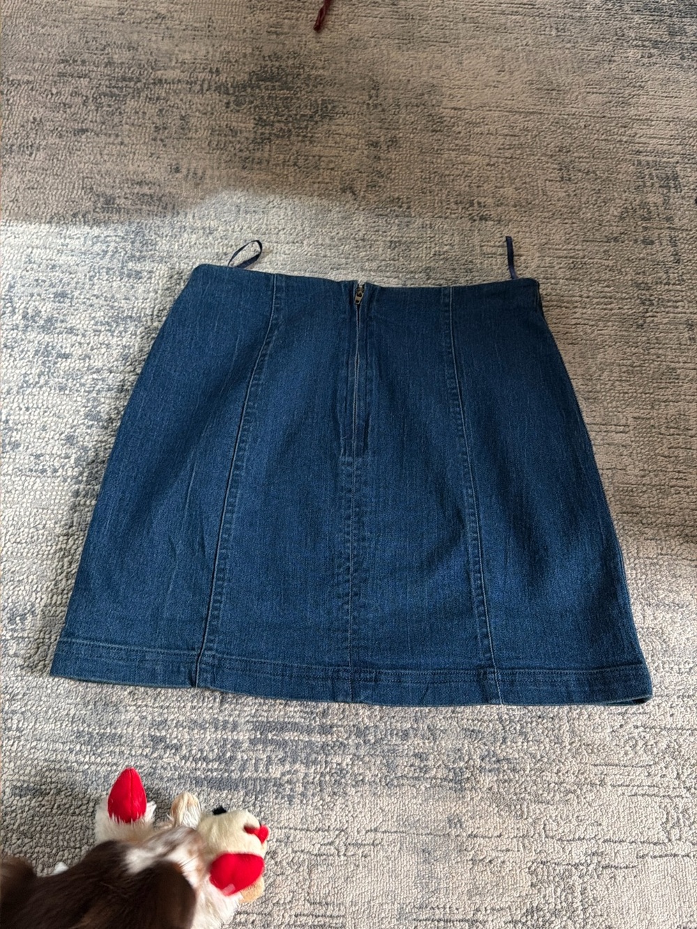 Altar'd State Dark Blue Denim Mini Skirt - Picture 2 of 3
